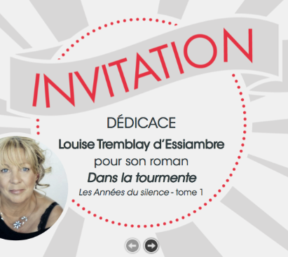 Louise Tremblay d'Essiambre en France en janvier !